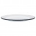 25.5cm White Enamel Dinner Plates - Pack of Six - By Argon Tableware