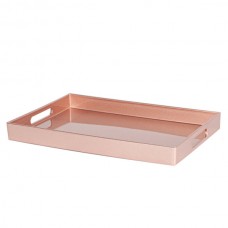 34.5cm x 25cm Rectangle Metallic Serving Tray - By Argon Tableware