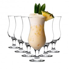 390ml Fiesta Pina Colada Glasses - Pack of Six - By LAV