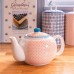 820ml Hand Printed China Teapot - By Nicola Spring