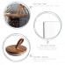 750ml Scandi Storage Jars with Leather Loop Lids - Pack of Three - By Argon Tableware