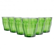 250ml Picardie Water Glasses - Pack of Six - By Duralex