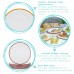 25.5cm White Enamel Dinner Plates - Pack of Six - By Argon Tableware