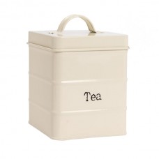 Vintage Metal Tea Canister - By Harbour Housewares