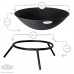 56cm Steel Garden Fire Pit - By Harbour Housewares