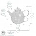 550ml Glass Tea For One Set - By Argon Tableware