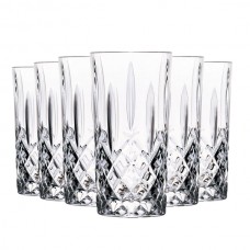 396ml Orchestra Highball Glasses - Pack of Six - By RCR Crystal