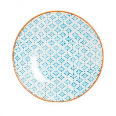 18cm Hand Printed China Side Plate - By Nicola Spring