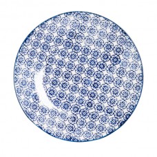 18cm Hand Printed China Side Plate - By Nicola Spring