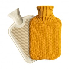 2L Knitted Hot Water Bottle &amp; Cover Set - By Nicola Spring