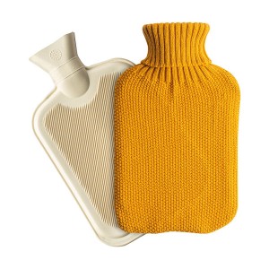 2L Knitted Hot Water Bottle &amp; Cover Set - By Nicola Spring