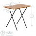 Wooden Folding Desk - By Harbour Housewares