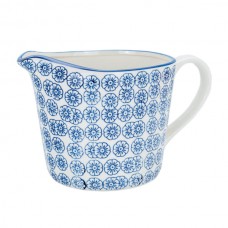 1L Hand Printed China Measuring Jug - By Nicola Spring