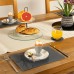 30cm x 20cm Glass Placemats - Pack of Six - By Harbour Housewares