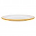 20cm White Enamel Side Plates - Pack of Six - By Argon Tableware