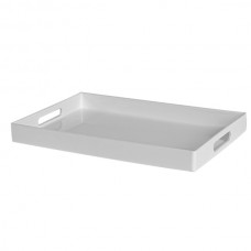 34.5cm x 25cm Rectangle Metallic Serving Tray - By Argon Tableware