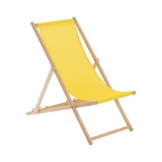 Folding Wooden Deck Chair - By Harbour Housewares