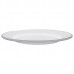 25.5cm White Enamel Dinner Plates - Pack of Six - By Argon Tableware