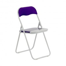 Coloured Padded Folding Chair - By Harbour Housewares