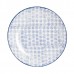 25.5cm Hand Printed China Dinner Plates - Pack of Six - By Nicola Spring