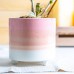 14cm Reactive Glaze Stoneware Footed Plant Pot - By Nicola Spring