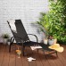 Sussex Adjustable Garden Sun Lounger Set - Pack of Two - By Harbour Housewares