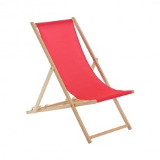 Folding Wooden Deck Chair - By Harbour Housewares