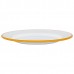 25.5cm White Enamel Dinner Plates - Pack of Six - By Argon Tableware