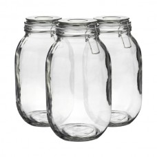 3L Glass Storage Jars - Pack of Three - By Argon Tableware