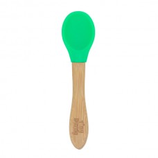 Soft Tip Bamboo Spoon - Silicone Tip - By Tiny Dining