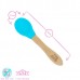 Soft Tip Bamboo Spoon - Silicone Tip - By Tiny Dining