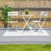 Two-Seater Round Sussex Bistro Set - By Harbour Housewares