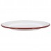 25.5cm White Enamel Dinner Plates - Pack of Six - By Argon Tableware