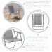 Folding Metal Beach Chair - By Harbour Housewares