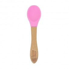 Soft Tip Bamboo Spoon - Silicone Tip - By Tiny Dining