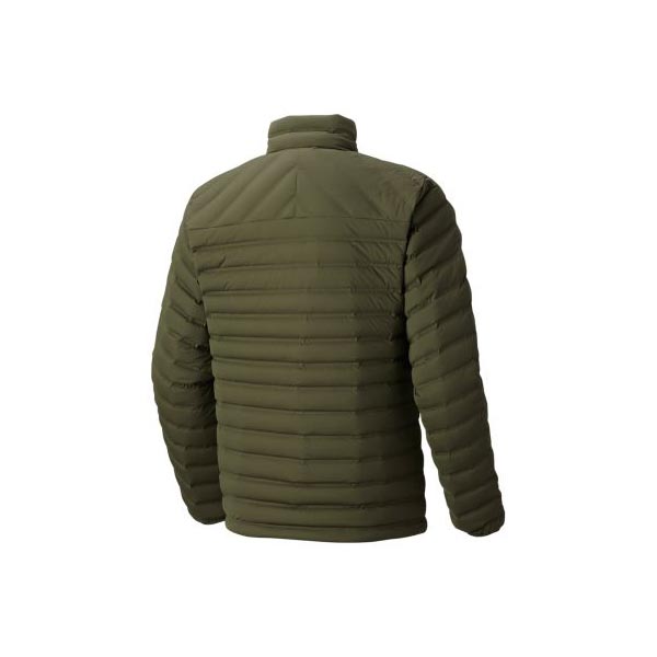 Men Mountain Hardwear StretchDown™ Jacket Surplus Green Outlet Online