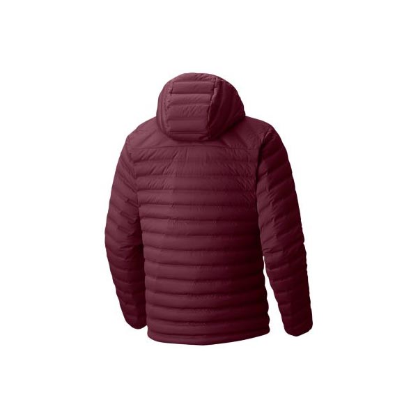 Men Mountain Hardwear StretchDown™ Hooded Jacket Cote du Rhone Outlet Online