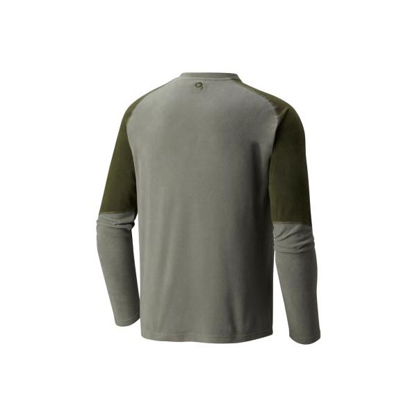 Men Mountain Hardwear Microchill™ Lite Long Sleeve Crew Green Fade Outlet Online