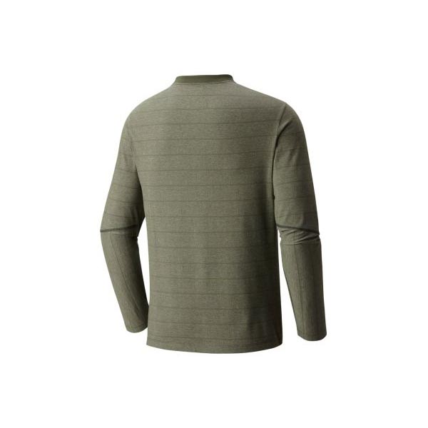 Men Mountain Hardwear ADL™ Long Sleeve Pocket T Surplus Green Outlet Online