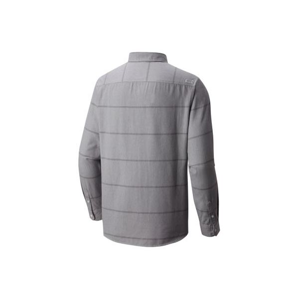 Men Mountain Hardwear Frequenter™ Stripe Long Sleeve Shirt Grey Ice Outlet Online