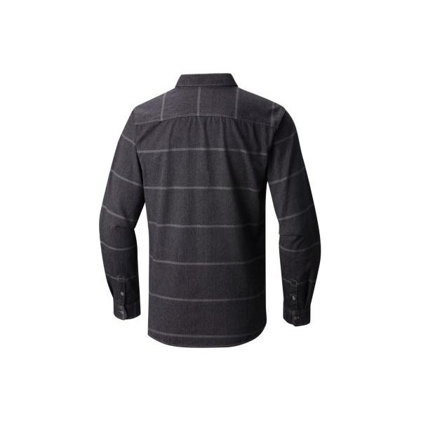 Men Mountain Hardwear Frequenter™ Stripe Long Sleeve Shirt Black Outlet Online