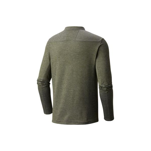 Men Mountain Hardwear Mainframe™ Crew Long Sleeve Shirt Surplus Green Outlet Online