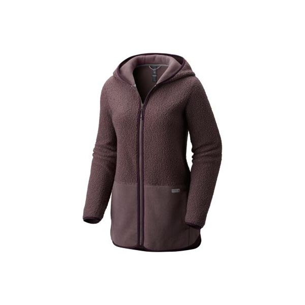 Women Mountain Hardwear Warmsby™ Fleece Hooded Parka Purple Sage Outlet Online