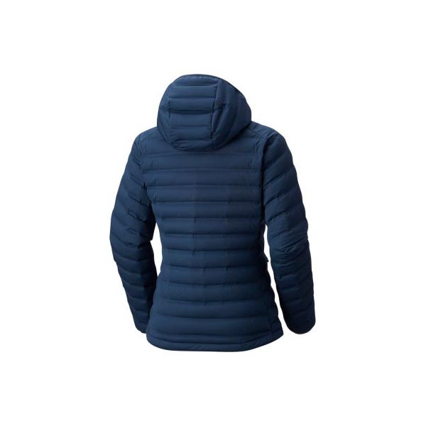 Women Mountain Hardwear StretchDown™ Hooded Jacket Zinc Outlet Online