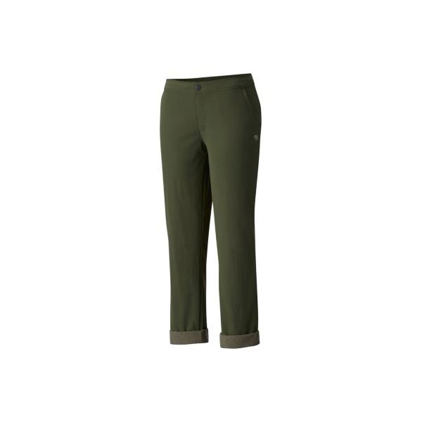 Women Mountain Hardwear Right Bank™ Lined Pant Surplus Green Outlet Online