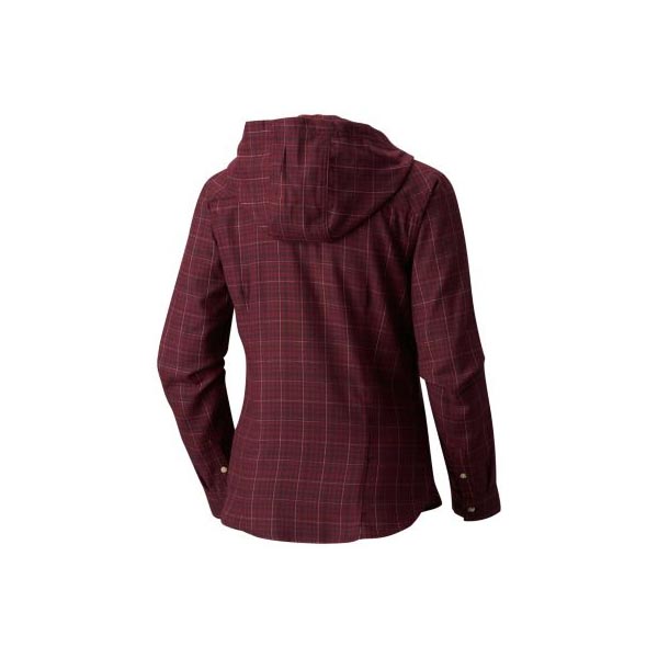 Women Mountain Hardwear Acadia Stretch™ Hooded Long Sleeve Shirt Cote Du Rhone Outlet Online