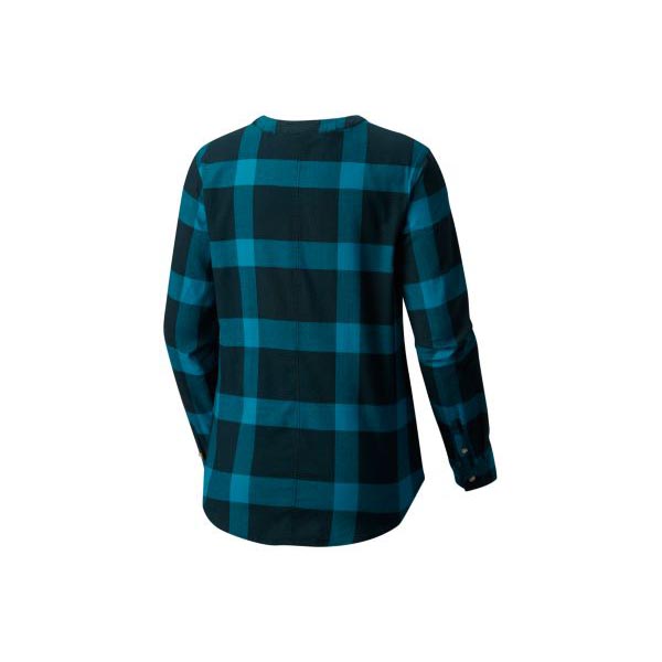 Women Mountain Hardwear Pt. Isabel™ Long Sleeve Shirt Blue Spruce Outlet Online