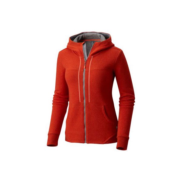 Women Mountain Hardwear Sarafin™ Pro Hooded Sweater Bright Ember Outlet Online